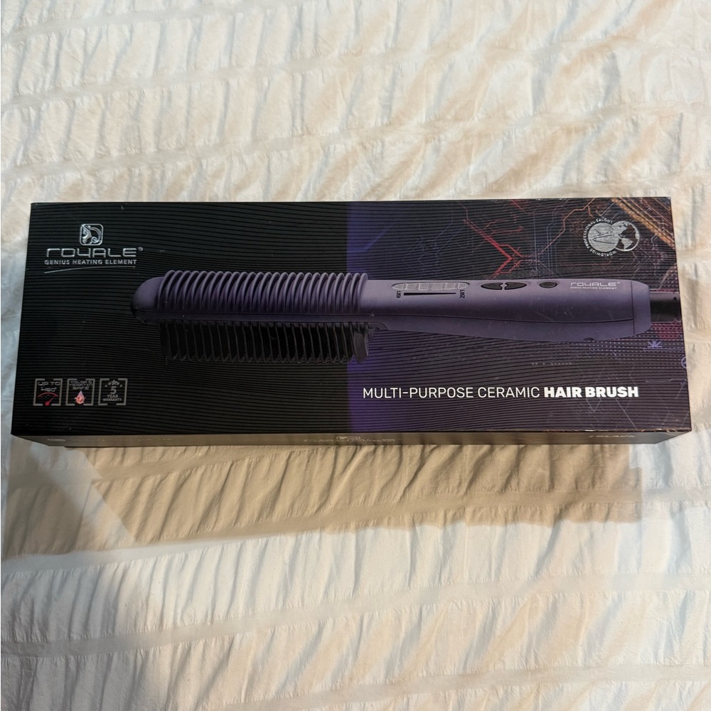 Purple Multi-Purpose Ceramic Hair Brush